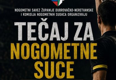 Tečaj za nogometne suce – prijavi se! Tečaj za nogometne suce – prijavi se!